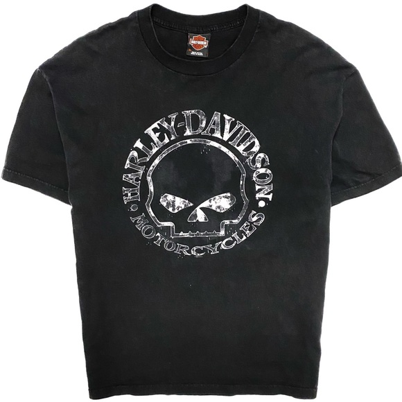 Harley-Davidson Other - Harley Davidson Men’s Black Willie G. Skull Double Sided Short Sleeve T Shirt XL